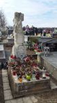 Sancygniów - Jadwiga Kręt - nagrobek na cmentarzu w sancygniowie / 11.03.2018 fot. Rafał Paryż